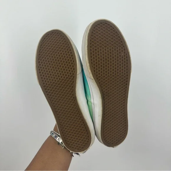Vans Blue Ombre Skate Slip Ons Size Woman’s 6 - Picture 9 of 10